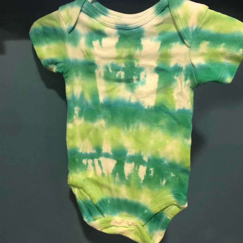 Hand-Made Tie-Dye Onesie for Baby (one of a kind)